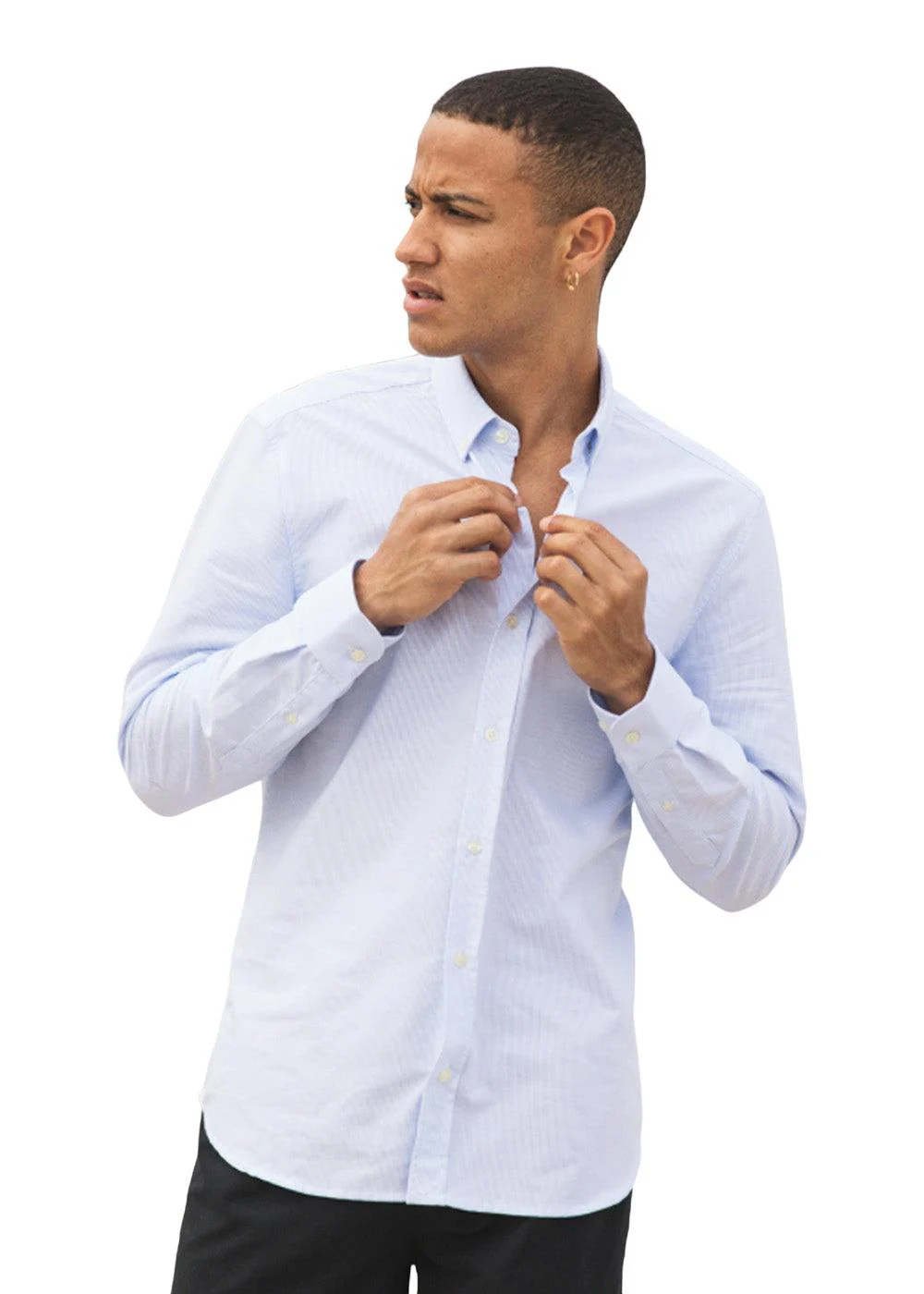 LIFE SHIRT - White/Light Blue - Image 5