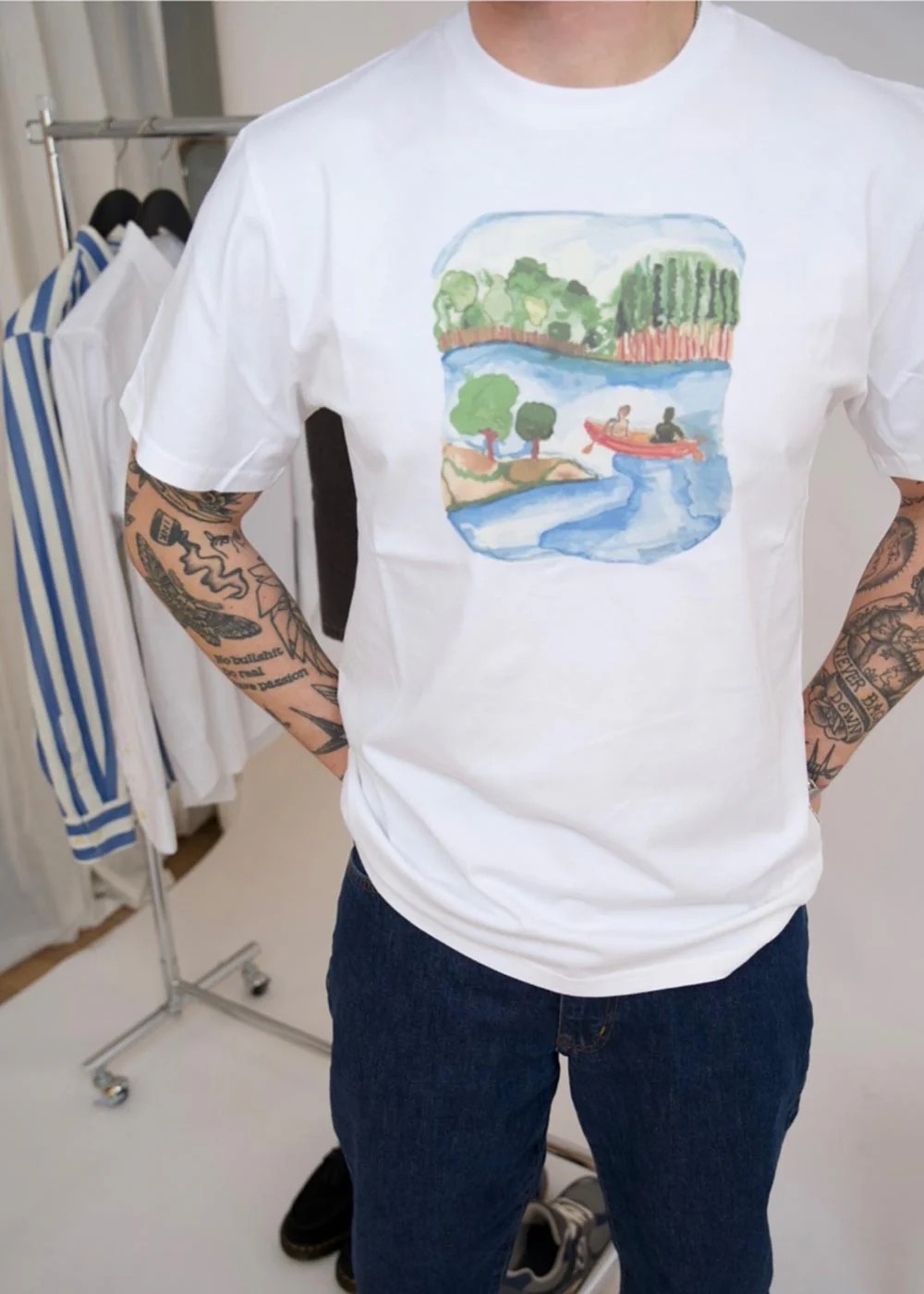 CANOE T-SHIRT - White - Image 2