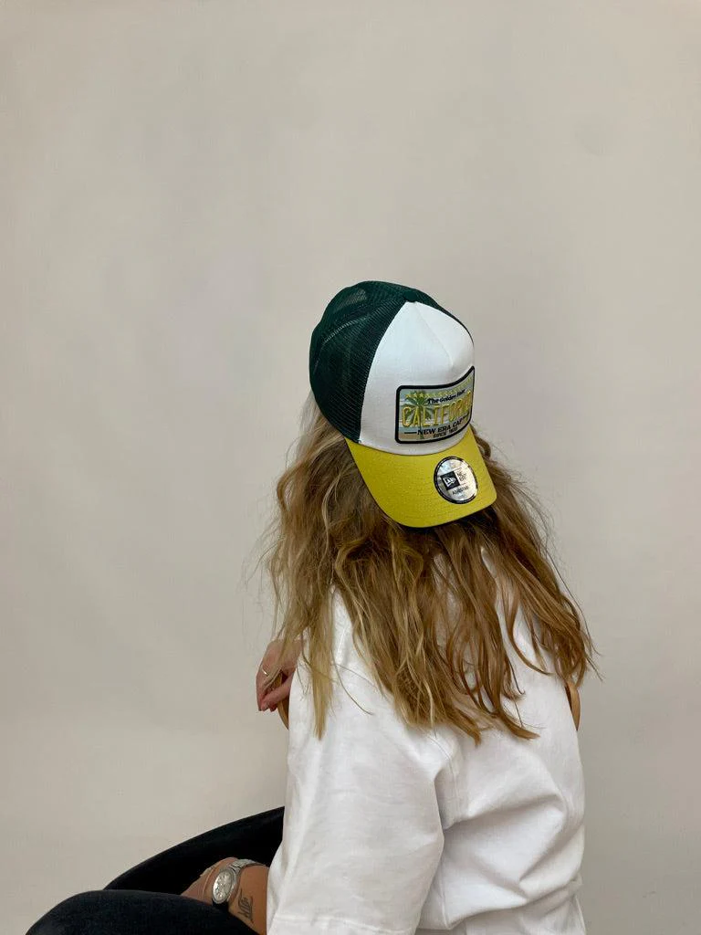 new era trucker california - Green / Yellow - Image 5