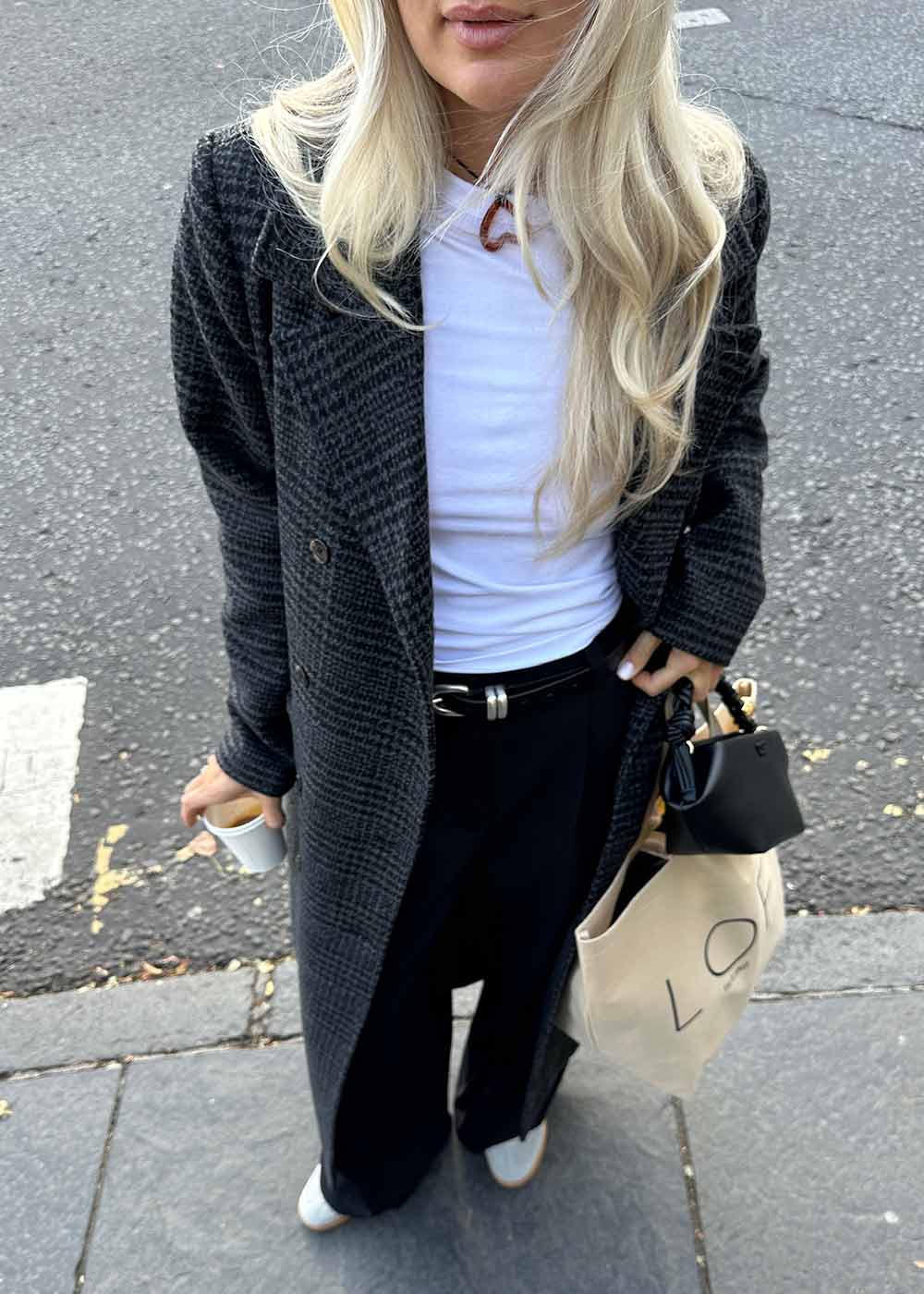 JuniperMD check coat - Dark Gray Check - Image 5