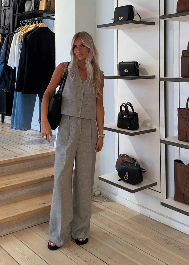 KieraMD vest - Grey Melange - Image 2