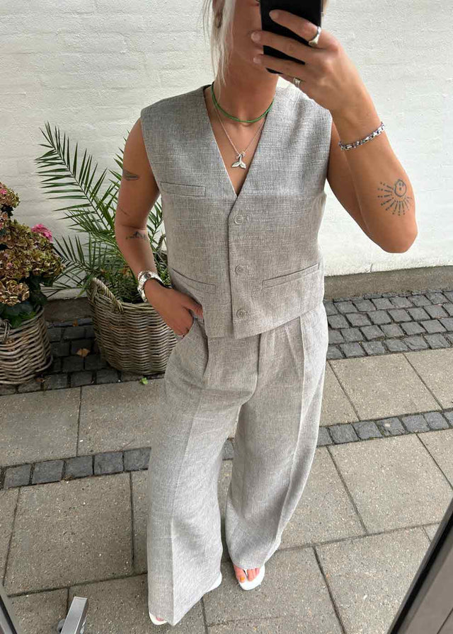KieraMD vest - Grey Melange - Image 3