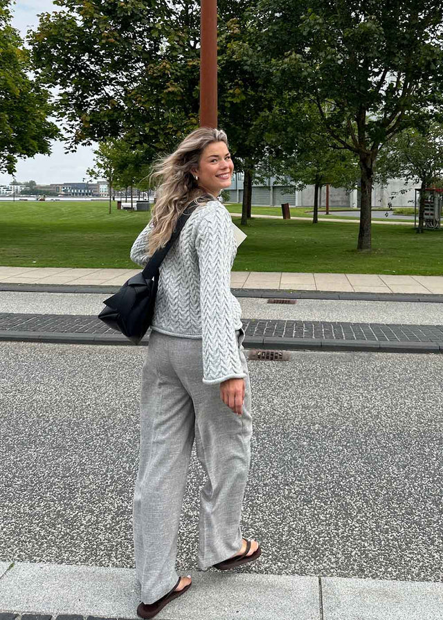 KieraMD pants - Grey Melange - Image 6