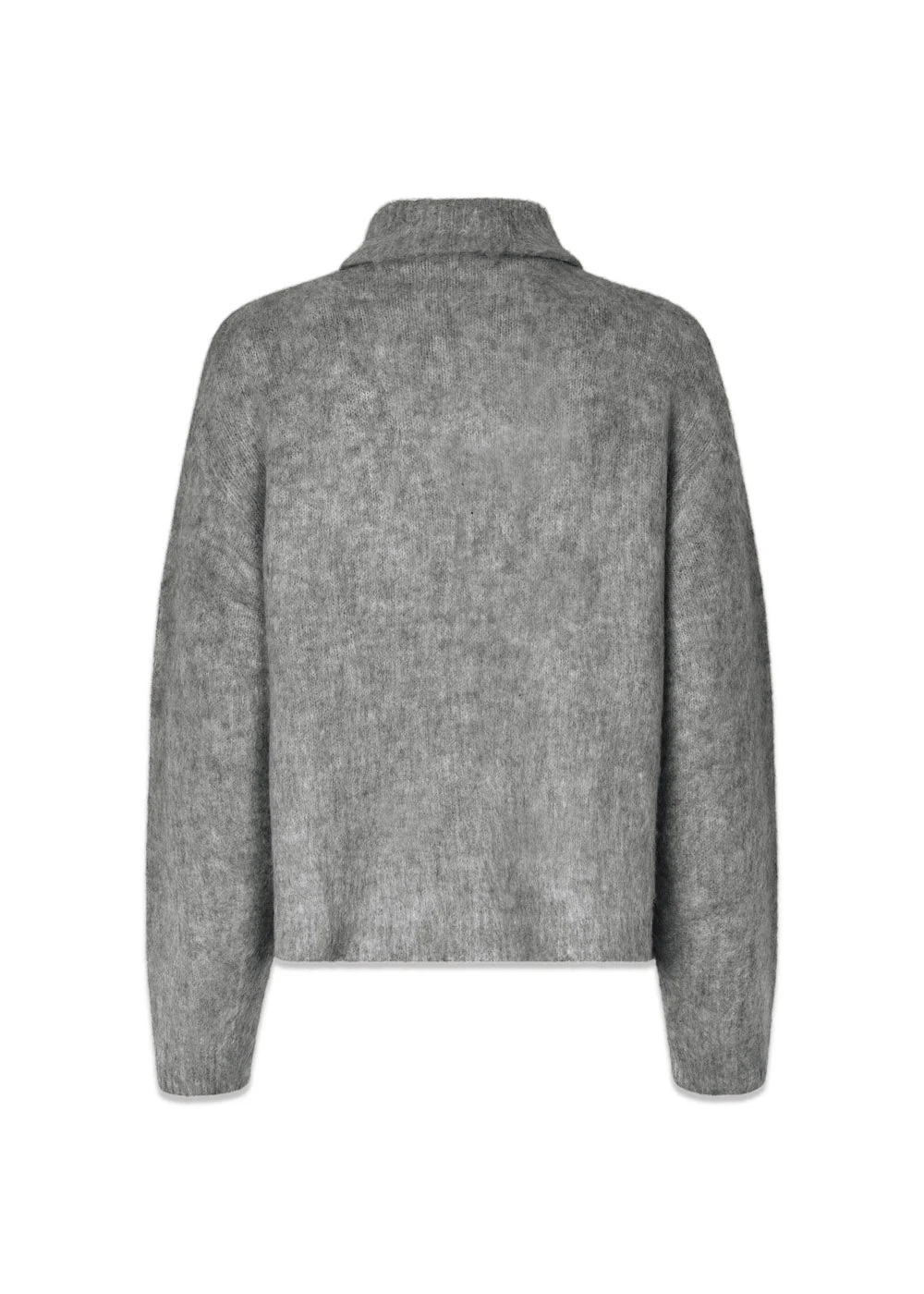 KaneMD zip t-neck - Dark Grey Melange - Image 2