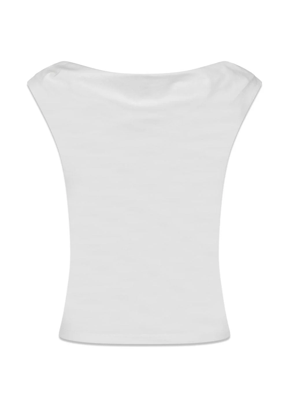 HimaMD off-shoulder top - Soft White - Image 4