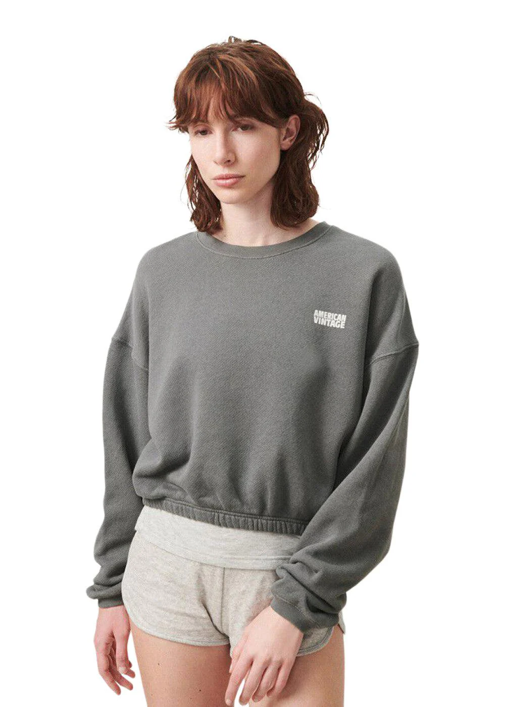 Doven Sweatshirt - Metal Surteint/Overdyed Metal - Image 4