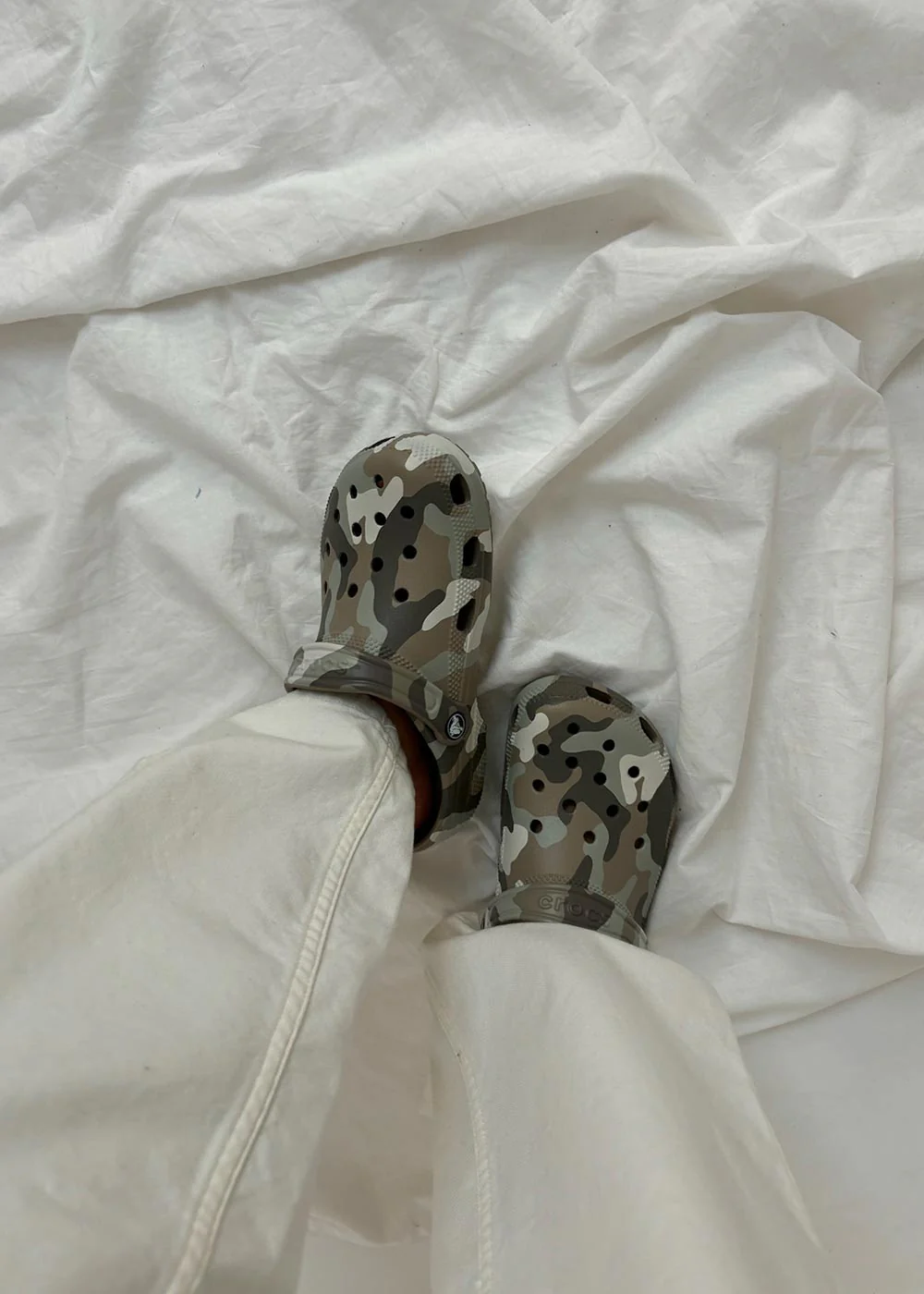 Classic Printed Camo Clog - Mushroom/Multi - Image 2