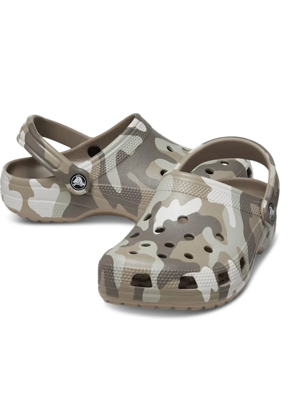 Classic Printed Camo Clog - Mushroom/Multi - Image 3