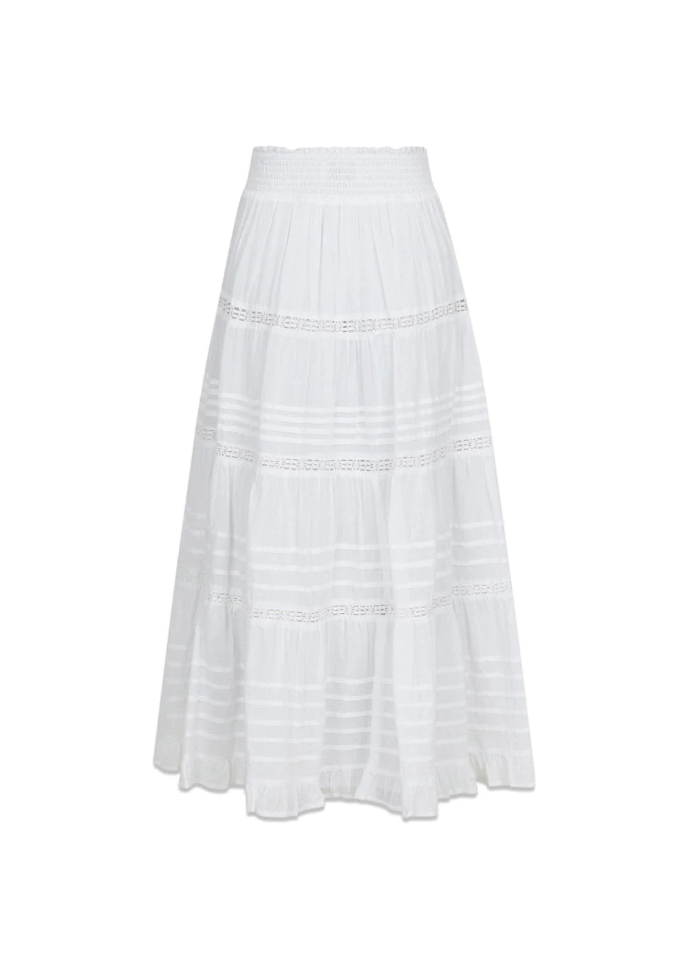 Felicia S Voile Skirt - White - Image 3