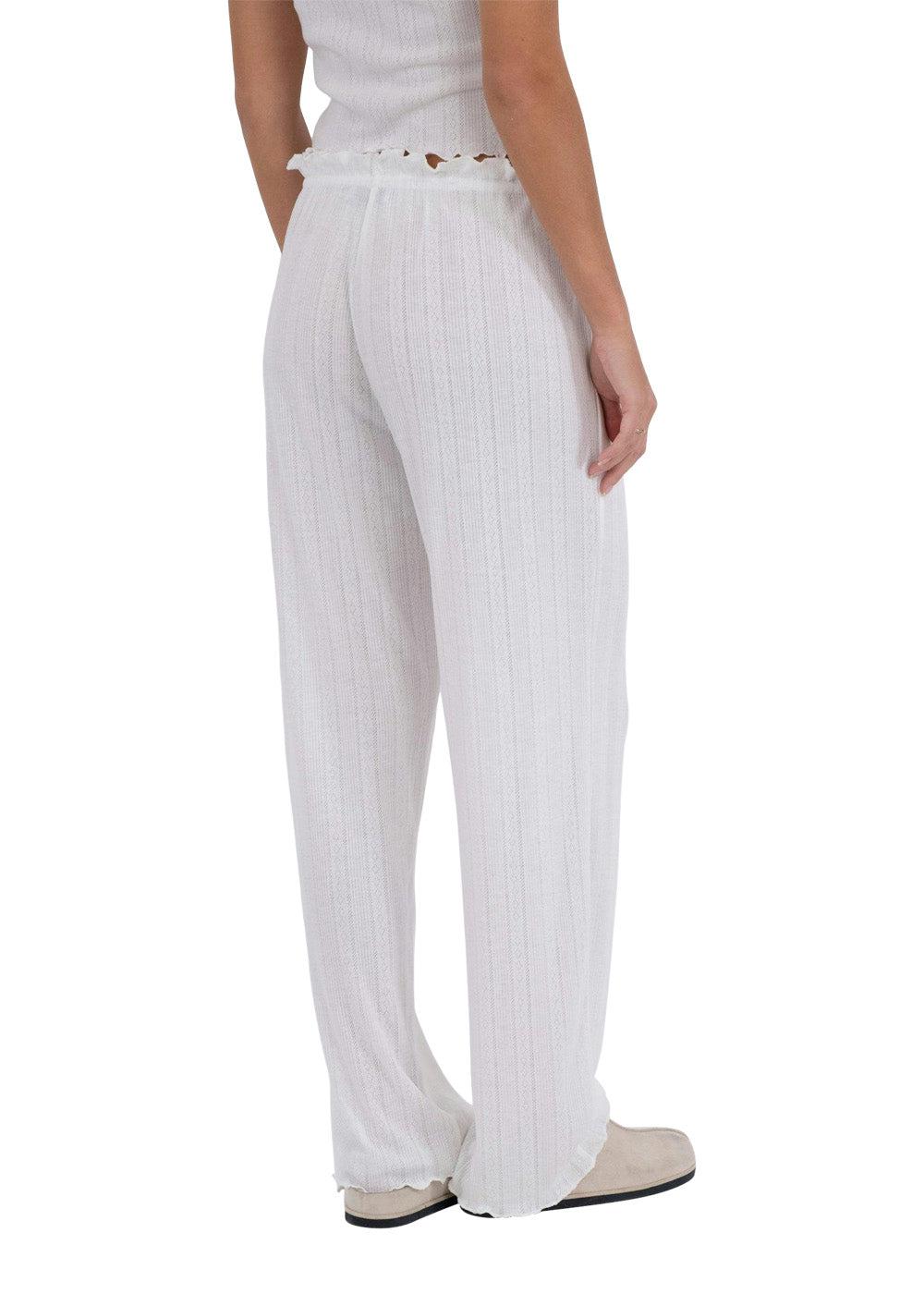 Serafina Pointelle Pants - White - Image 6