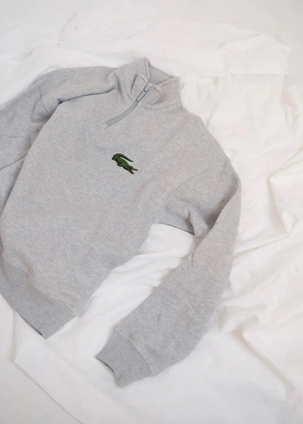 Sweatshirt Half-Zip - Silver Chine - Image 4