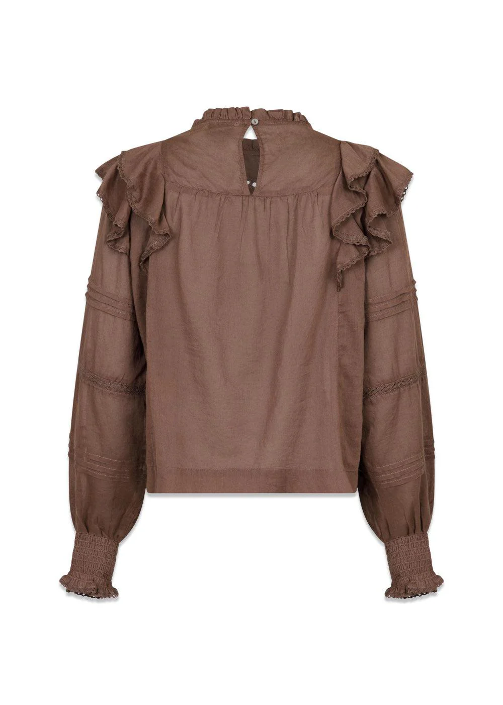 Simkie S Voile Blouse - Light Brown - Image 2