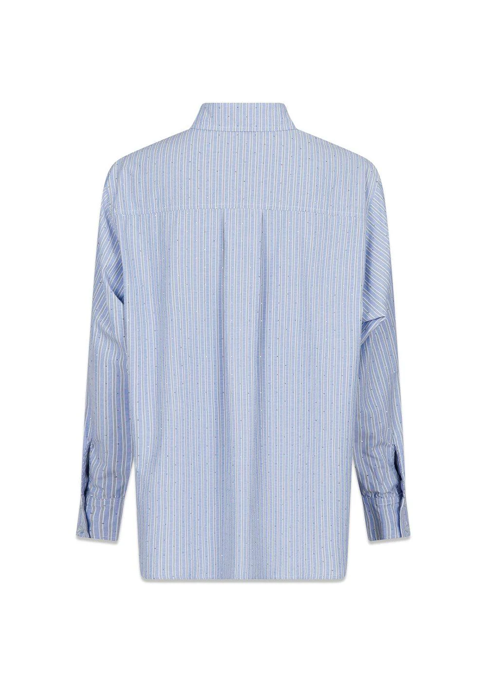 Dalma Stripe Stone Shirt - Blue - Image 4
