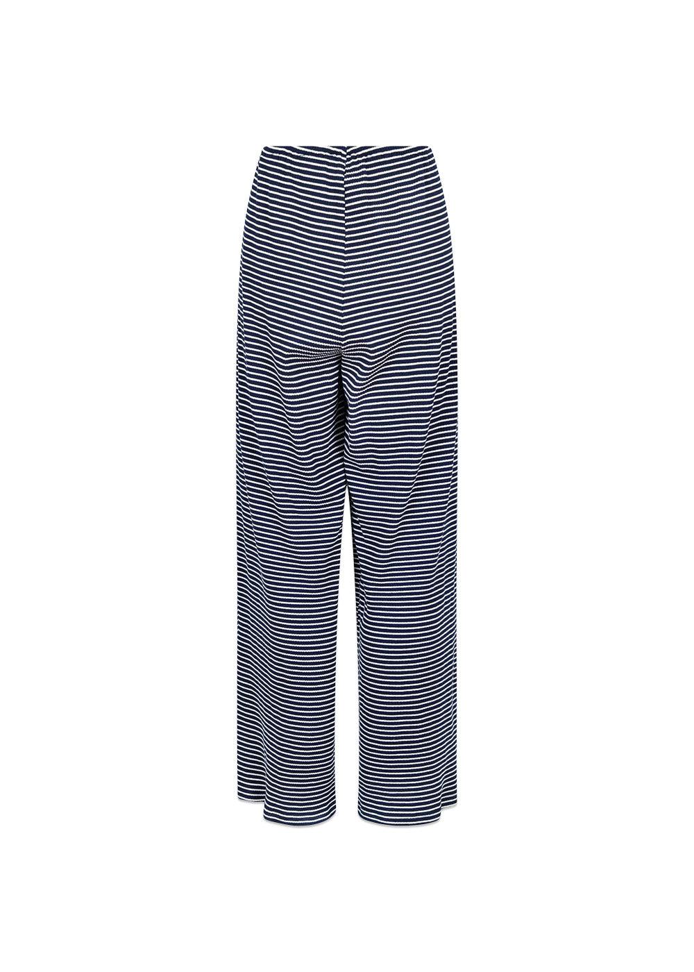 Geri Stripe Pants - Dark Navy - Image 2