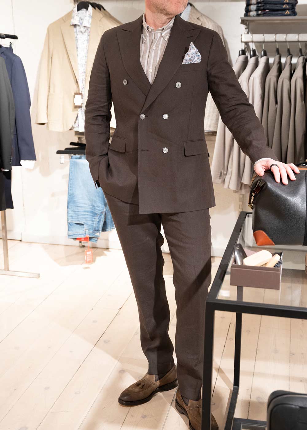 Denz Trousers - Brown Elk - Image 2