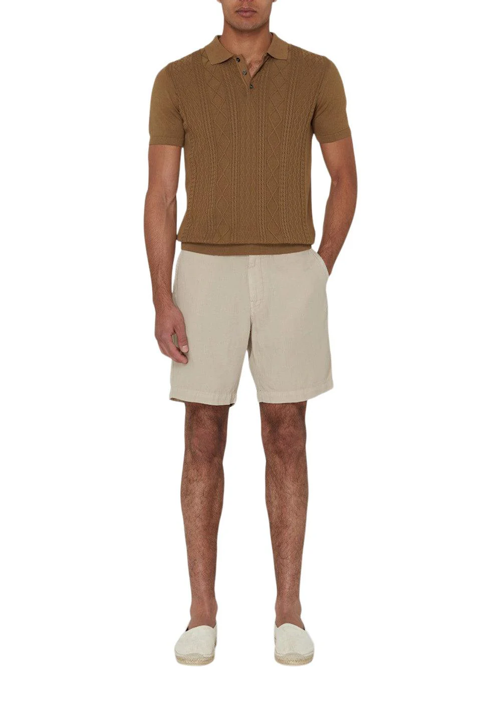 Poggio Shorts - Washed Beige - Image 3