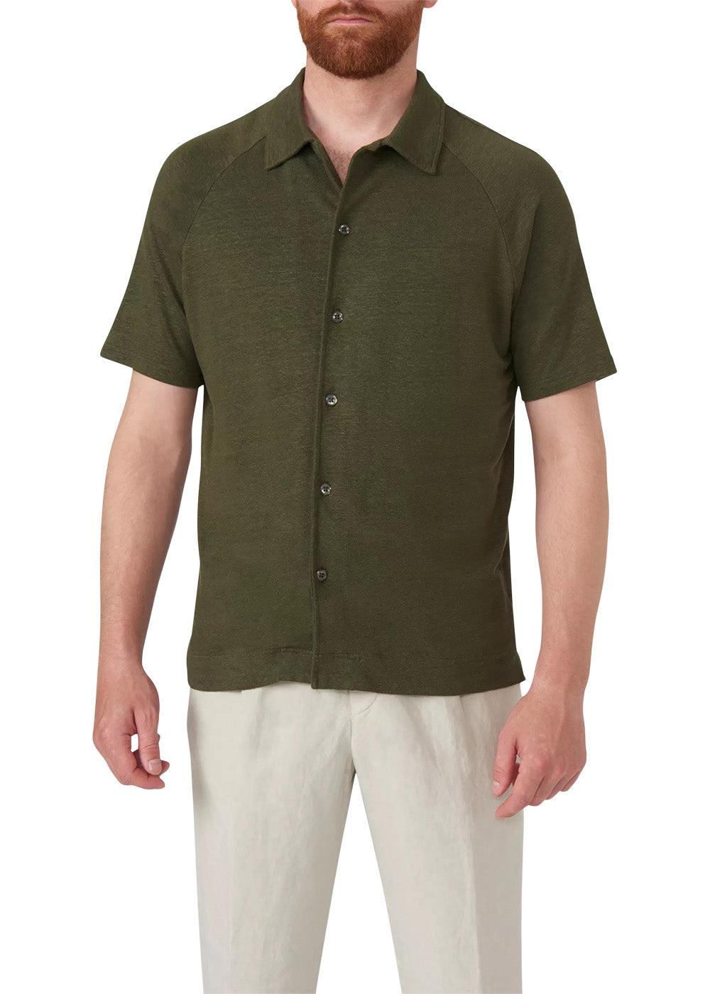 Albin reg shirt S-S - Light Army Green - Image 3