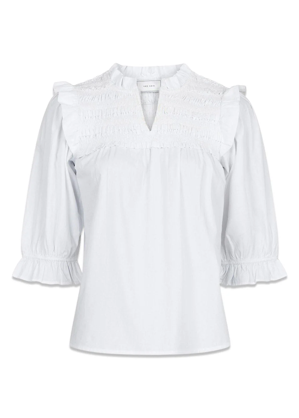 Miri C poplin Blouse - White
