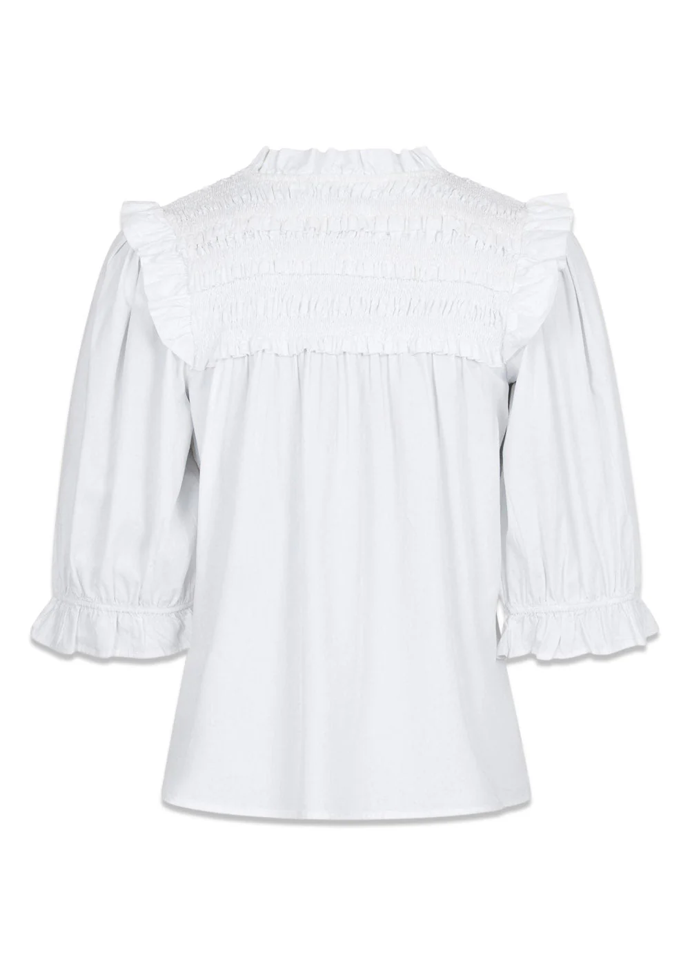 Miri C poplin Blouse - White - Image 2