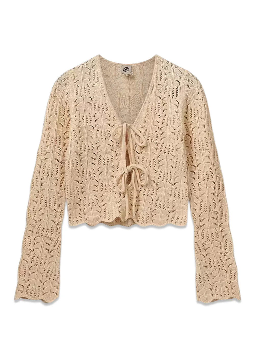 Egypt Crochet Top - Bone