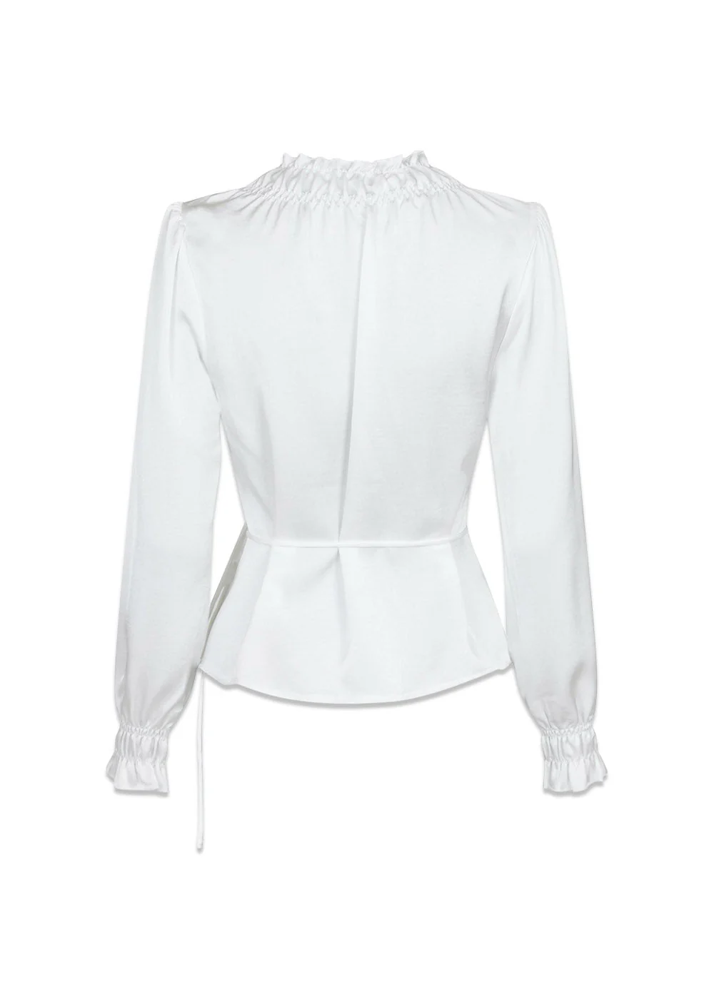 Dessy Heavy Sateen Blouse - White - Image 2