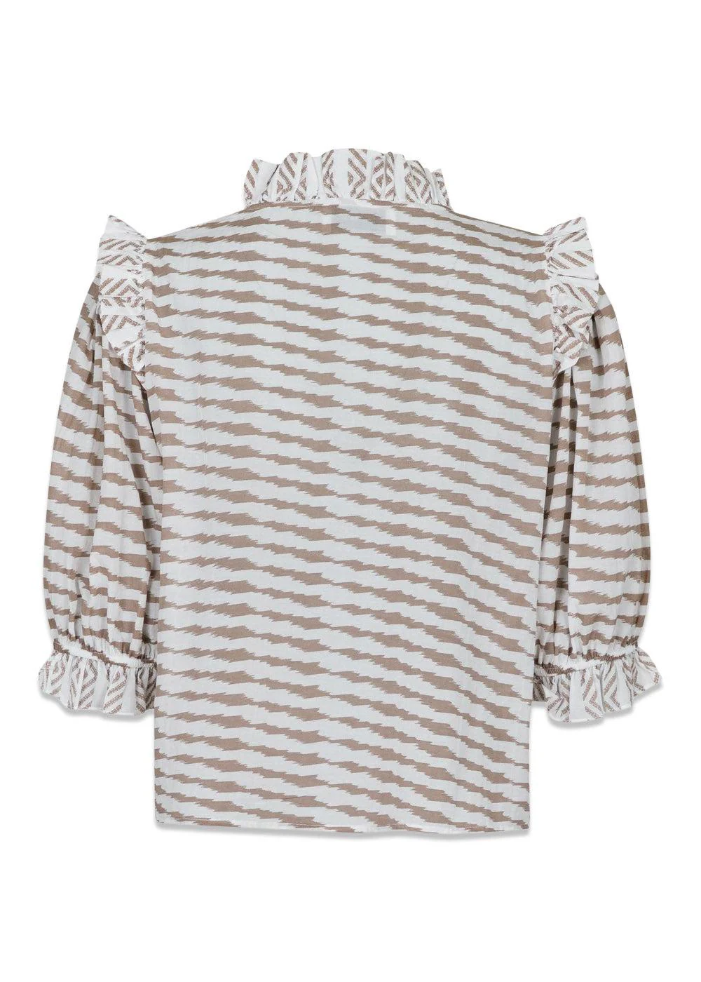 Chacha Graphic Blouse - Sand - Image 2