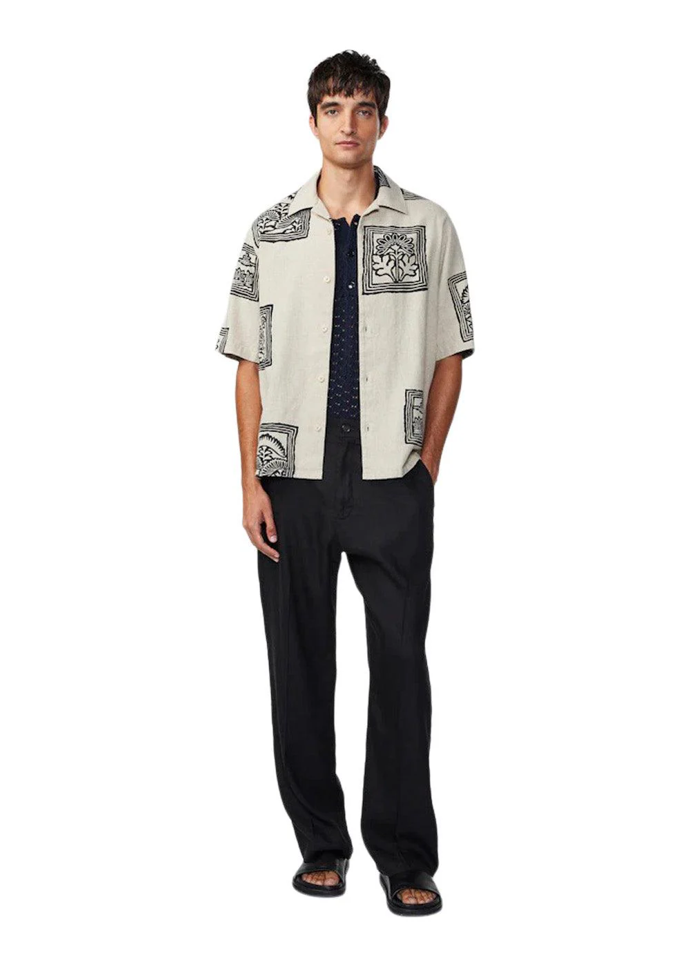 Ole Print SS 5396 - Oatmeal - Image 2