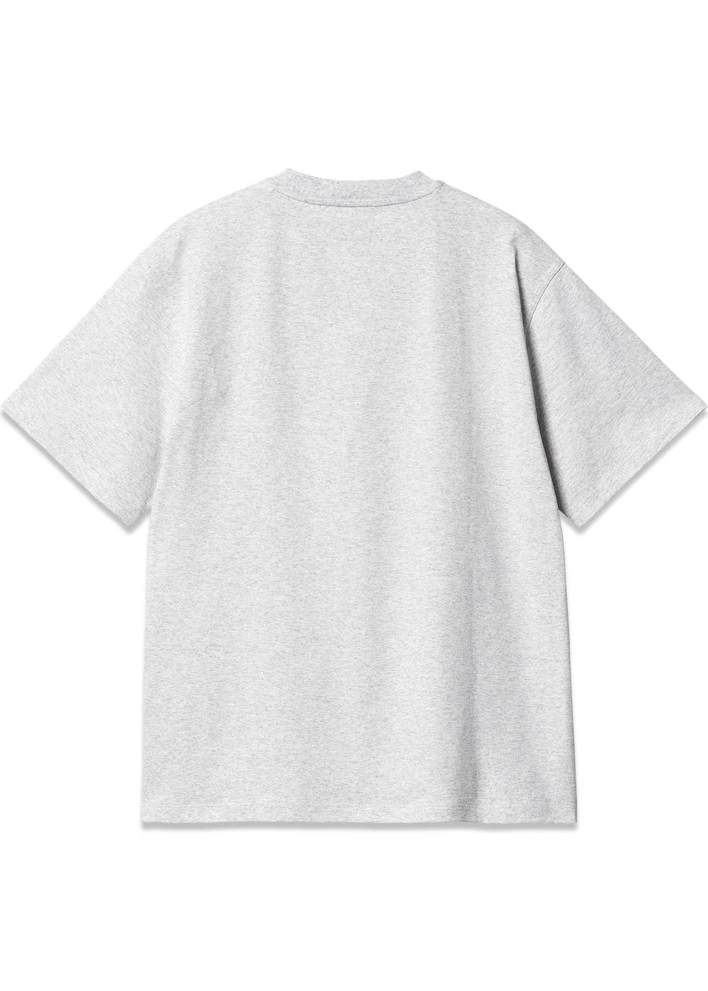 W S/S American Script T-Shirt - Ash Heather - Image 2