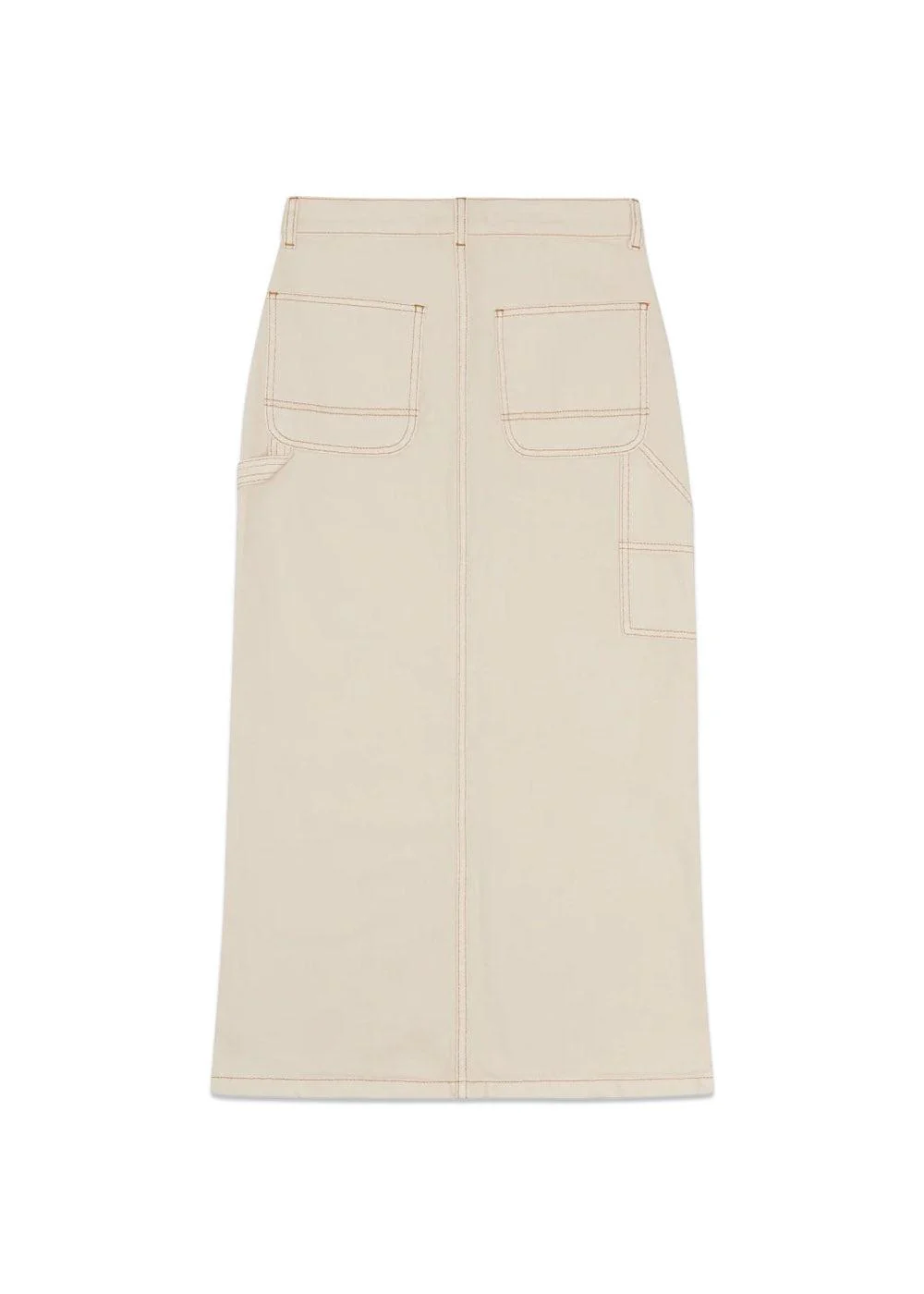 Pander Denim Skirt - Off White - Image 4