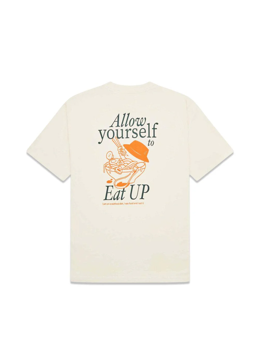 Baine Eat Tee - Off White - Image 2