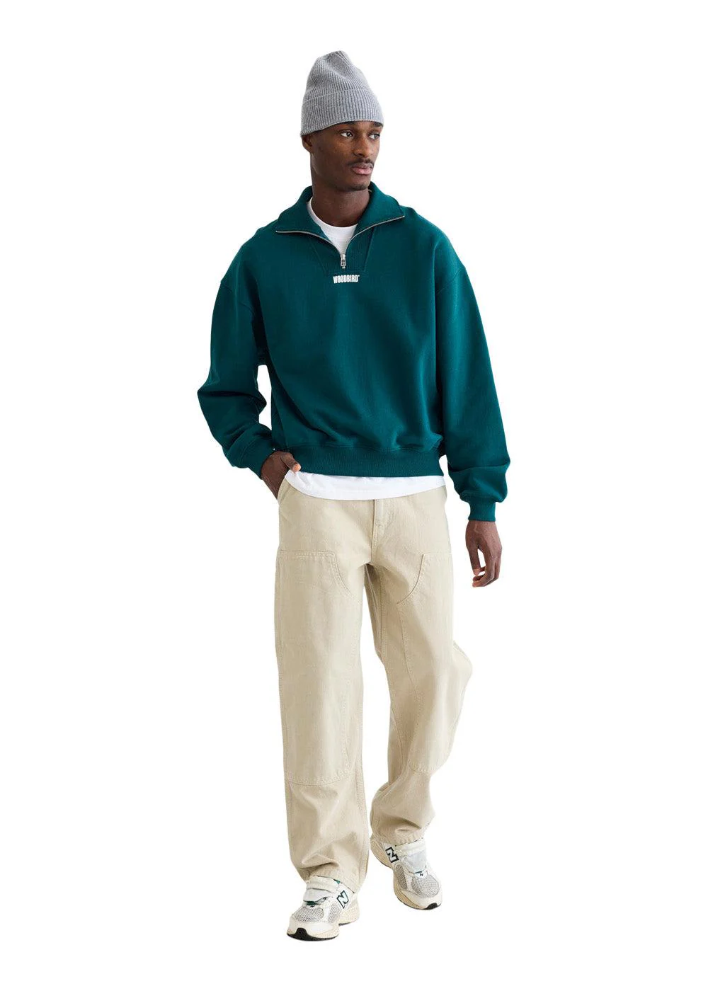 Lee Half Zip - Sports Green - Image 2