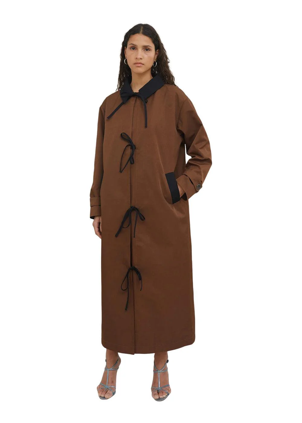 ISAURA COAT - Brown/Black - Image 3
