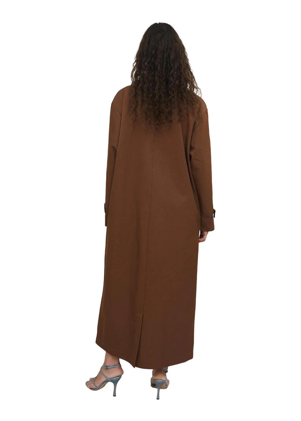 ISAURA COAT - Brown/Black - Image 4