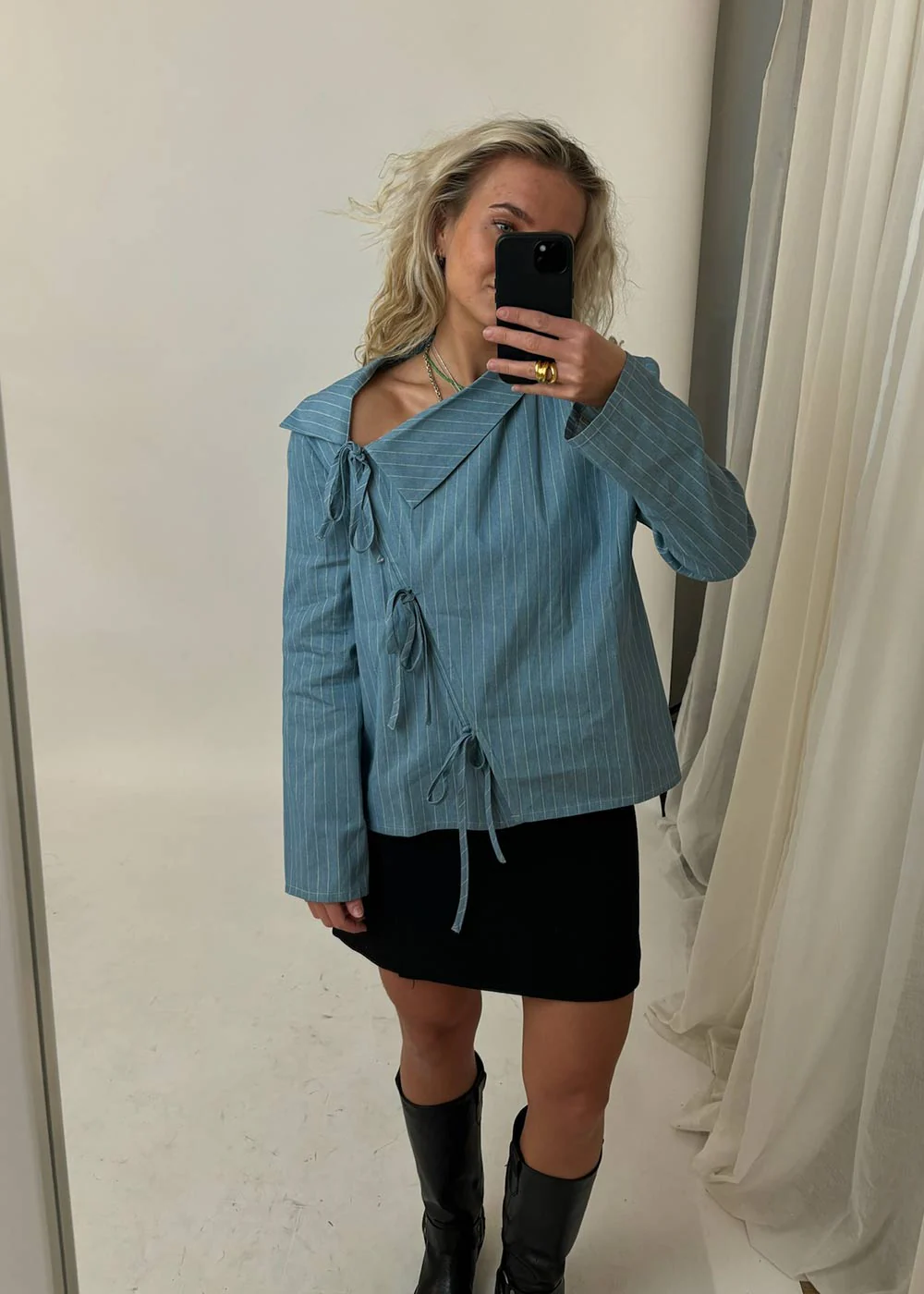 ALICE SHIRT - Blue - Image 2