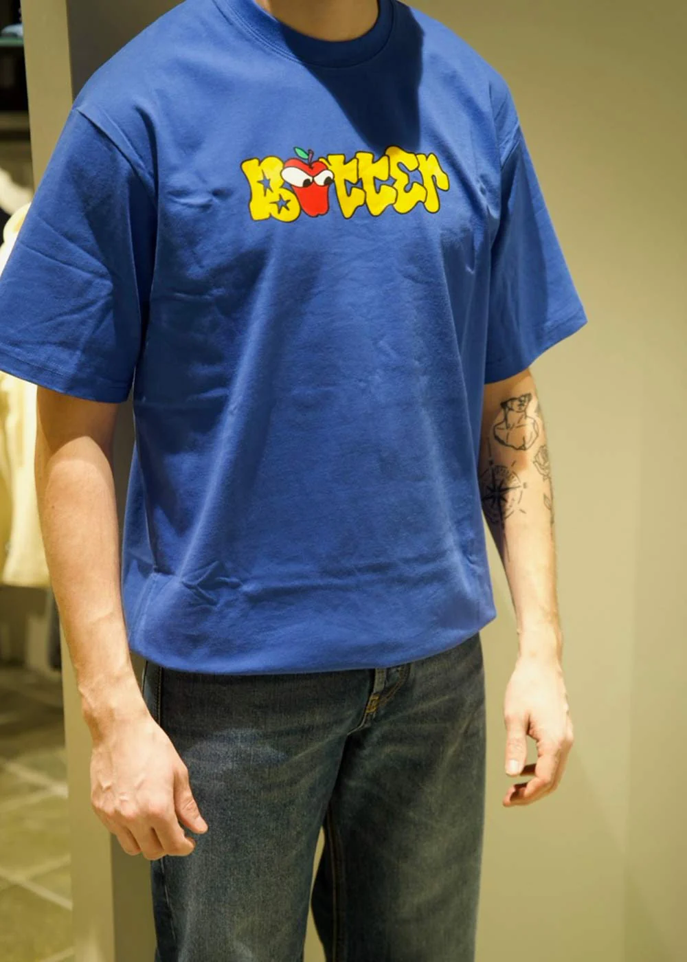 Big apple tee - Royal Blue - Image 2