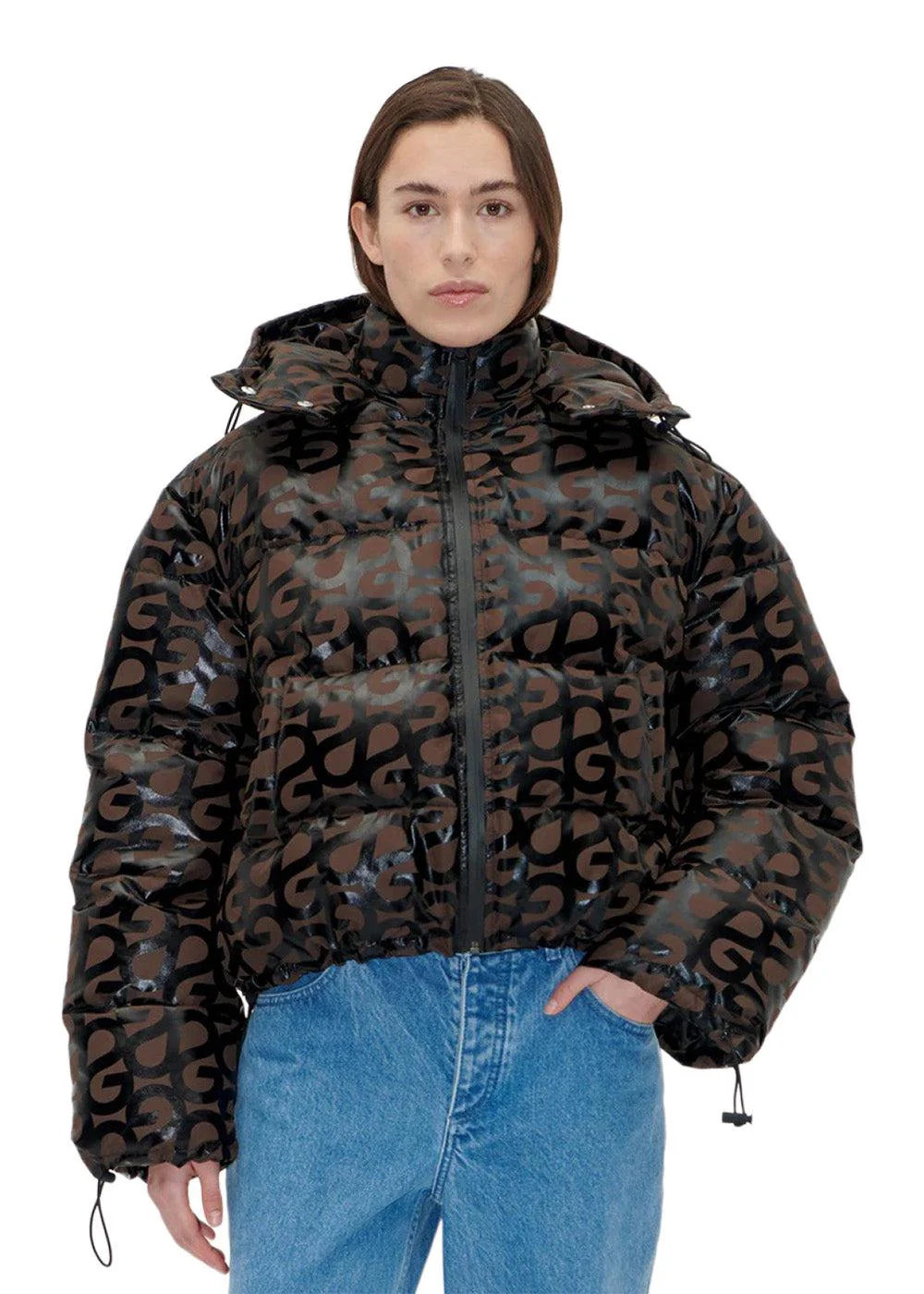 Hooded Long Sleeve Puffer - Sg Logo - Image 5