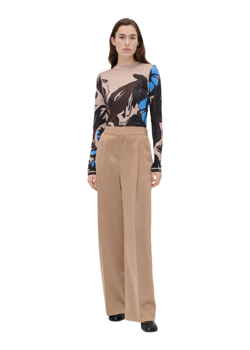 Wide Leg Long Pants - Tigers Eye - Image 3