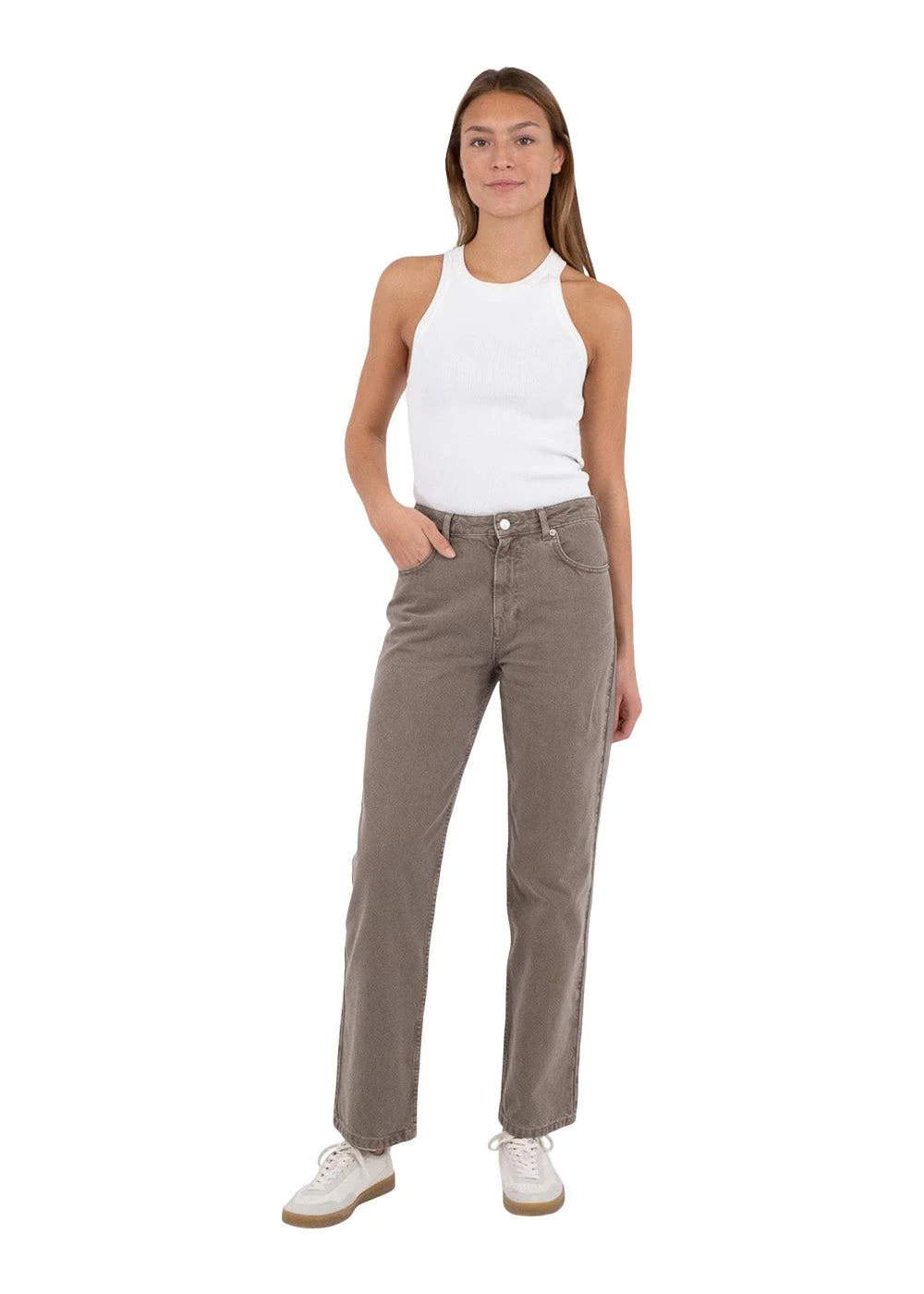 Simona D Pants - Dusty Brown - Image 3