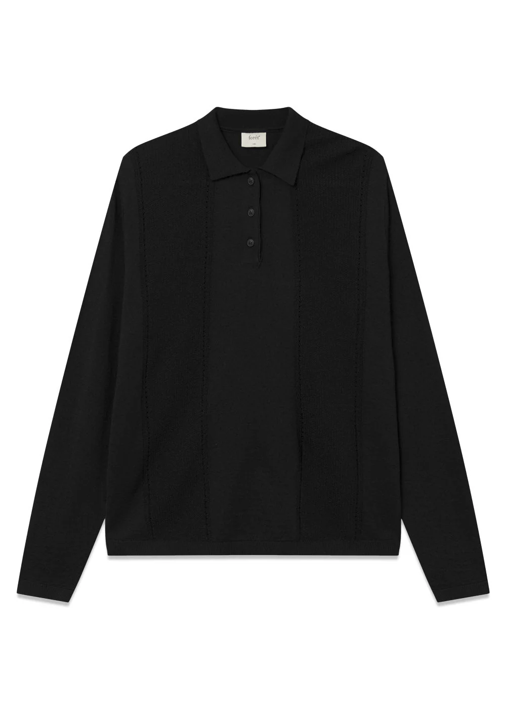ASTERN LONGSLEEVE KNIT - Black
