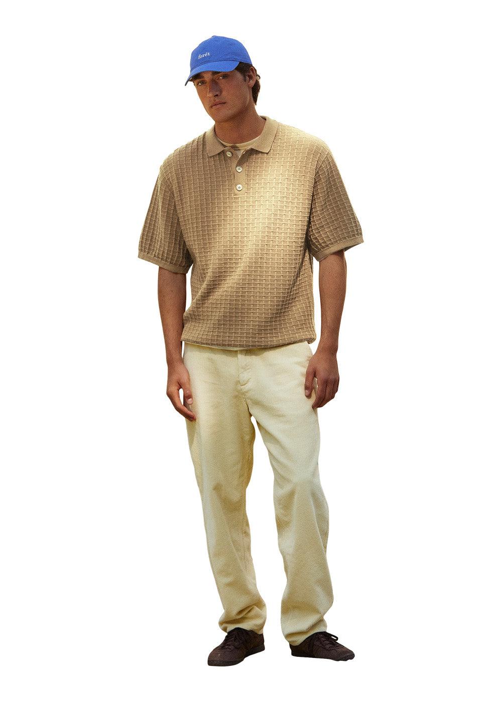 LOCH POLO KNIT - Oat - Image 2