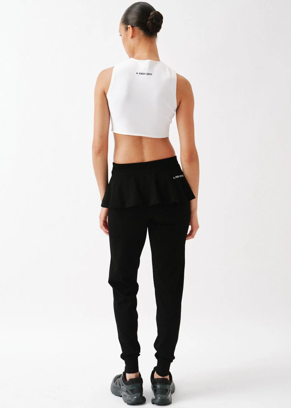 A.R.H. Peplum Pants - Black - Image 4