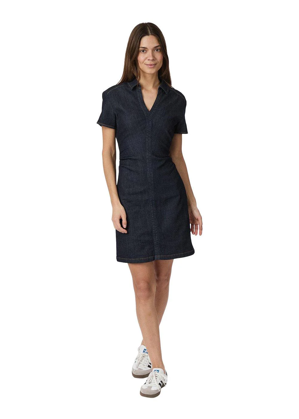 Abel Denim Dress - Dark Blue - Image 4