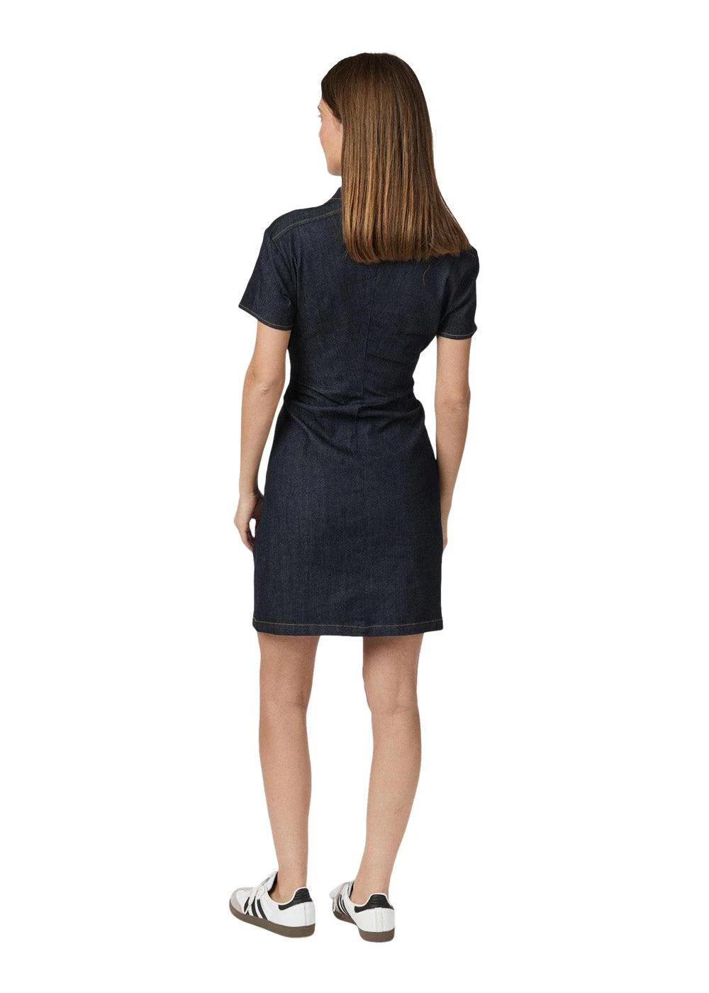 Abel Denim Dress - Dark Blue - Image 5