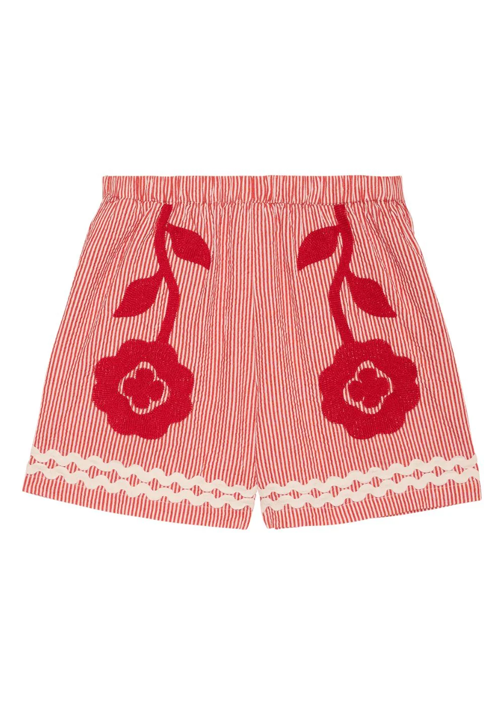 Abelone Shorts - Red Flower