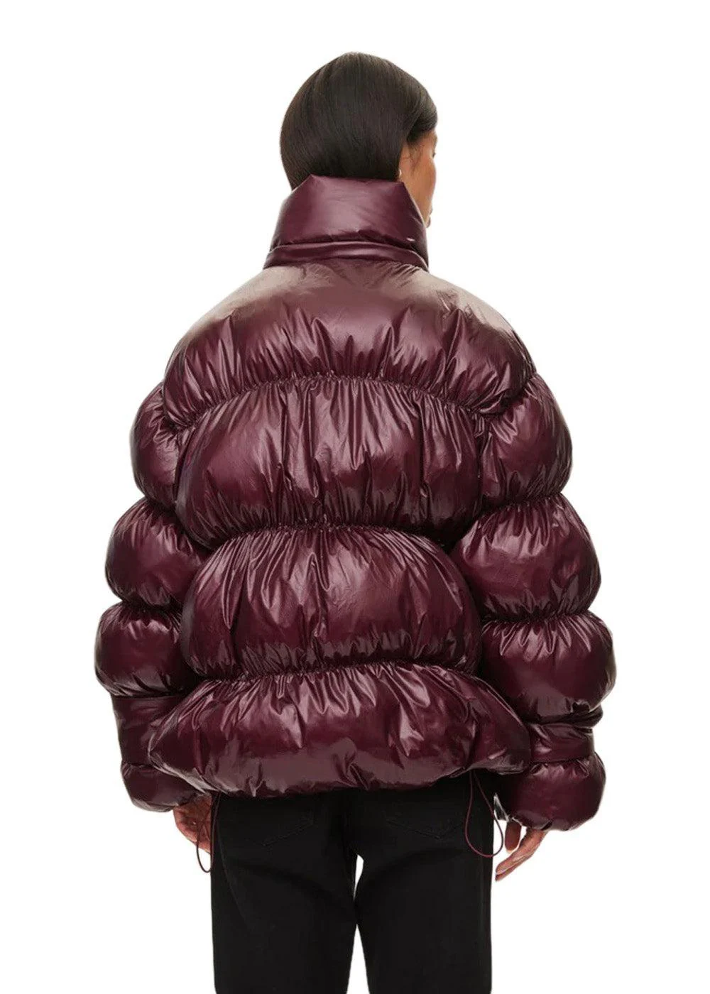 Active Hood Jacket - Dark Burgundy - Image 6