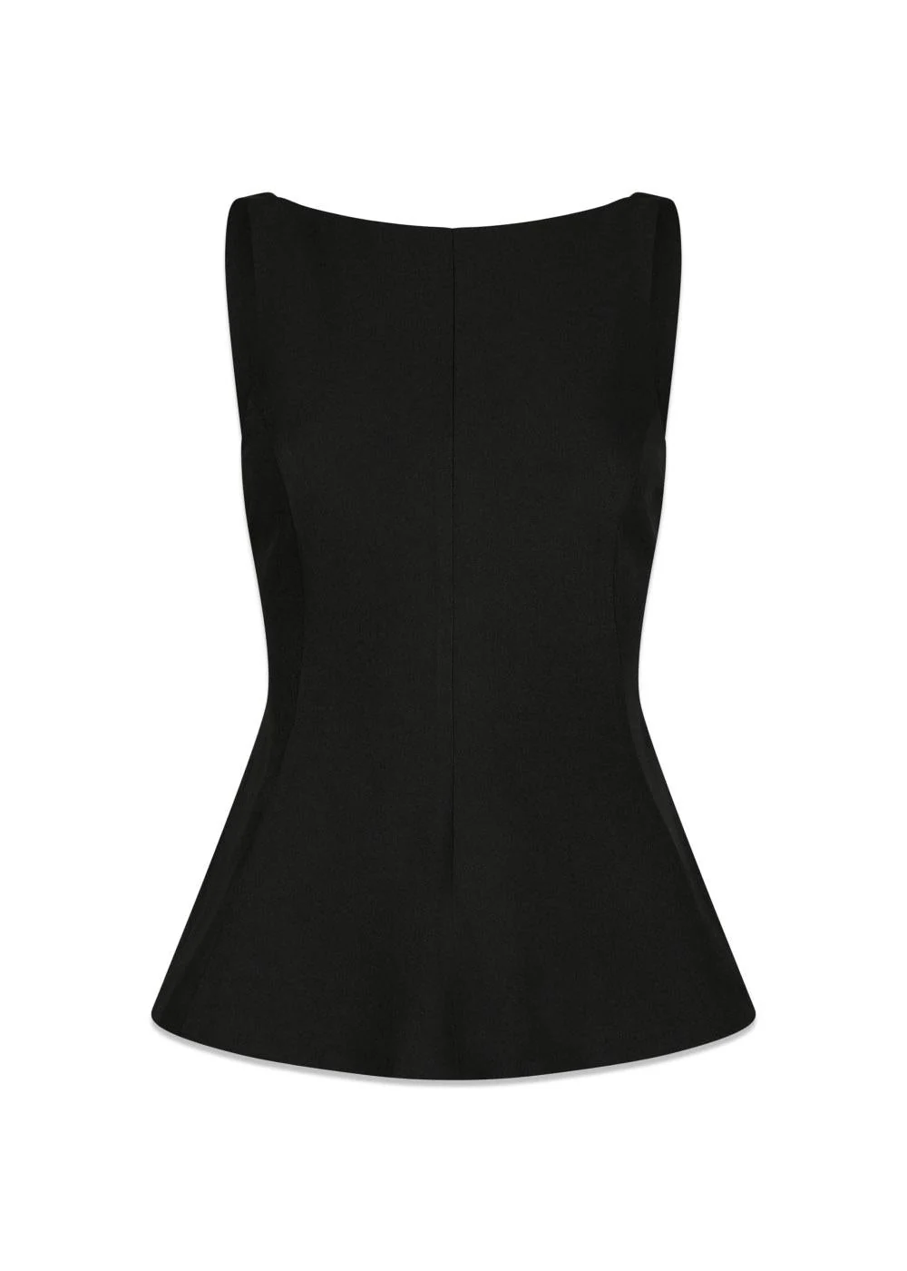 Agape Structure Tie Top - Black