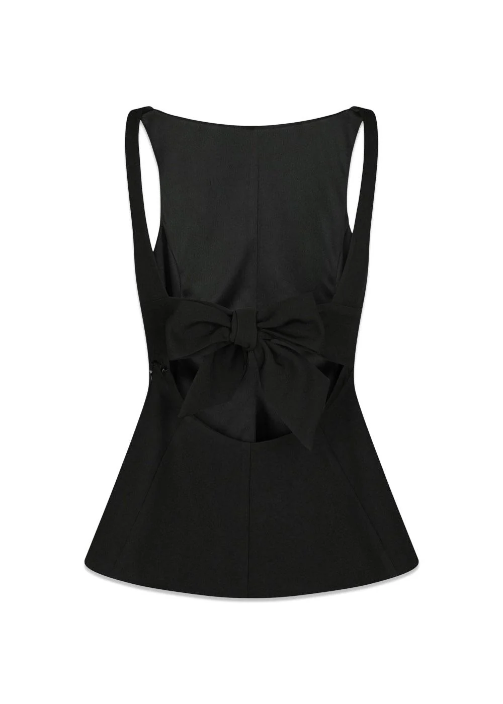 Agape Structure Tie Top - Black - Image 2