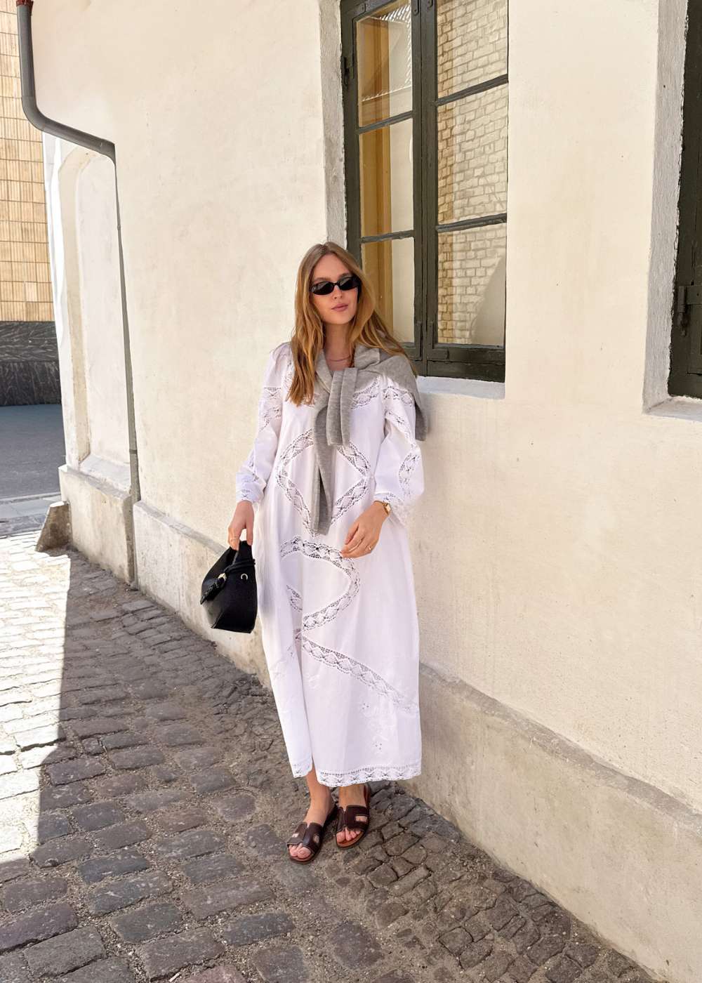 Agathe Dress - Ecru - Image 6