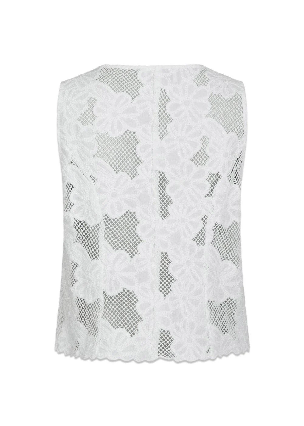 Alboa Embroidery Top - Off White - Image 2