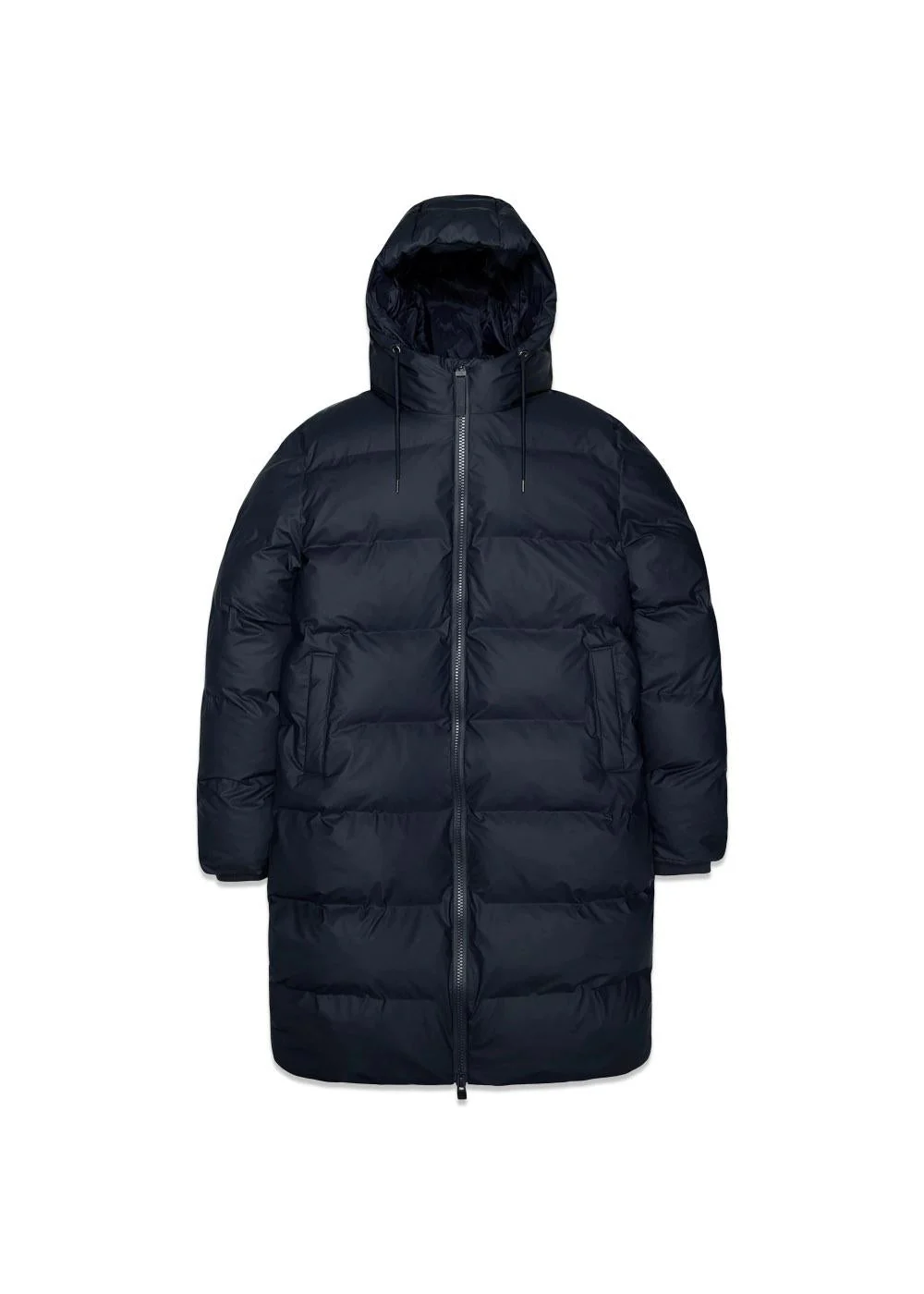 Alta Longer Puffer Jacket W3T4 - Navy